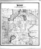 Dunn Township, Mac Farland, Lake Kegonsa, Lake Waubesa, Dane County 1873
